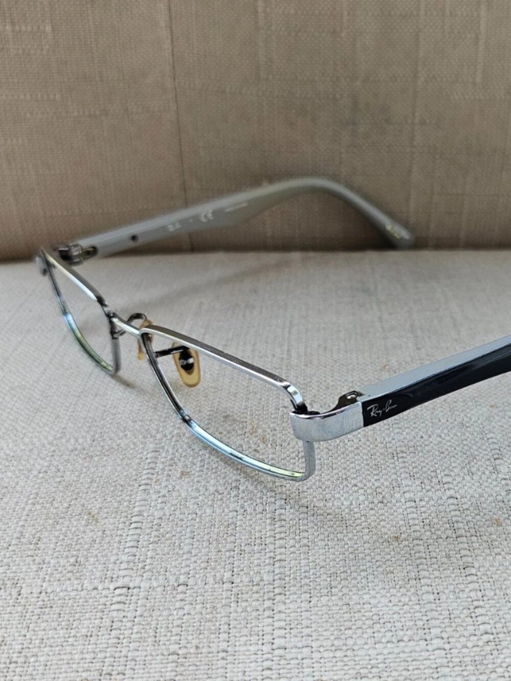 Ray-Ban Women Eyeglasses Frame Silver Tone Metal eyewear Glases RB6192